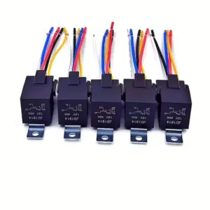 12V 40A 5-Pin Changeover Relay Set with Pre-Wired Sockets