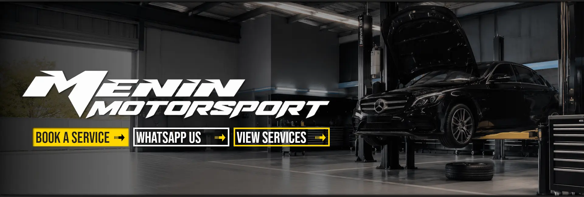 Menin Motorsport workshop in Pretoria